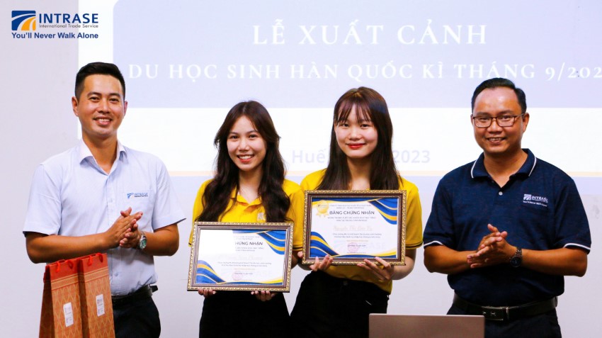 Lễ xuất cảnh du học sinh Hàn Quốc tại INTRASE